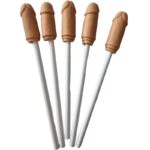 DIABLO PICANTE – 5 CRAYONS AVEC POINTE DE PÉNIS NATURELLE