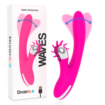 DIVERSIA - BUNNY VAGUES 24 CM-DIVERSIA-sextoys-lingerie-bdsm-hygiène-sexshop