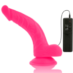 DIVERSIA – DILDO VIBRANT FLEXIBLE ROSE 21.5 CM -O- 4.5 CM