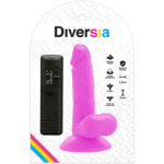 DIVERSIA – DILDO VIBRANT FLEXIBLE VIOLET 17 CM -O- 3.3 CM