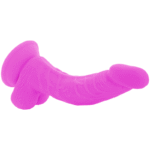 DIVERSIA – DILDO VIBRANT FLEXIBLE VIOLET 21.5 CM -O- 4.5 CM