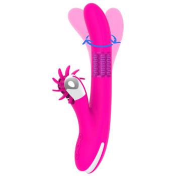 DIVERSIA - ROTATION LAPIN 24 CM-DIVERSIA-sextoys-lingerie-bdsm-hygiène-sexshop