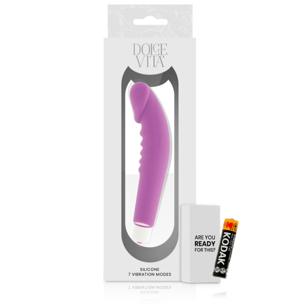 DOLCE VITA - REALISTIC PLEASURE PURPLE SILICONE-DOLCE VITA-sextoys-lingerie-bdsm-hygiène-sexshop