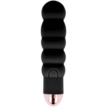 DOLCE VITA - VIBRATEUR RECHARGEABLE SIX NOIR 7 VITESSES-DOLCE VITA-sextoys-lingerie-bdsm-hygiène-sexshop