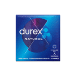 DUREX - CLASSIQUE NATUREL 3 UNITÉS-DUREX CONDOMS-sextoys-lingerie-bdsm-hygiène-sexshop