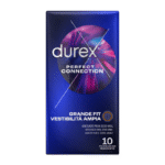 DUREX – CONNEXION PARFAITE SILICONE LUBRIFICATION EXTRA 10 UNITÉS