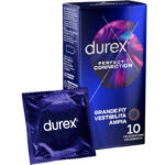 DUREX - CONNEXION PARFAITE SILICONE LUBRIFICATION EXTRA 10 UNITÉS-DUREX CONDOMS-sextoys-lingerie-bdsm-hygiène-sexshop