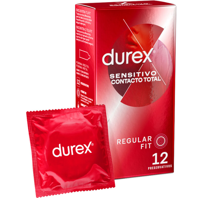 DUREX - CONTACT SENSIBLE TOTAL 12 UNITÉS DUREX - CONTACT SENSIBLE TOTAL 12 UNITÉS-DUREX CONDOMS-sextoys-lingerie-bdsm-hygiène-sexshop