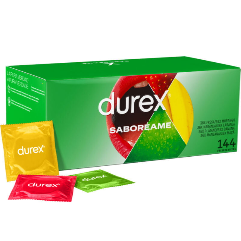 DUREX - FRUITS DE PLAISIR 144 UNITÉS DUREX - FRUITS DE PLAISIR 144 UNITÉS-DUREX CONDOMS-sextoys-lingerie-bdsm-hygiène-sexshop