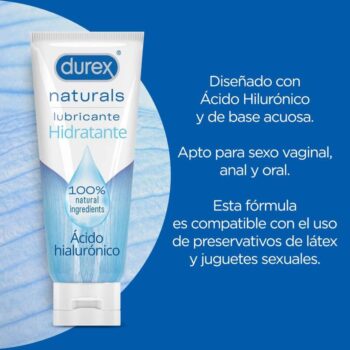 DUREX - LUBRIFIANT HYDRATANT NATUREL 100 ML-DUREX LUBES-sextoys-lingerie-bdsm-hygiène-sexshop