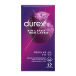 DUREX – PRÉSERVATIFS SANS LATEX 12 UNITÉS
