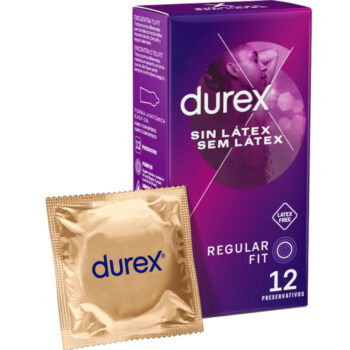 DUREX - PRÉSERVATIFS SANS LATEX 12 UNITÉS-DUREX CONDOMS-sextoys-lingerie-bdsm-hygiène-sexshop