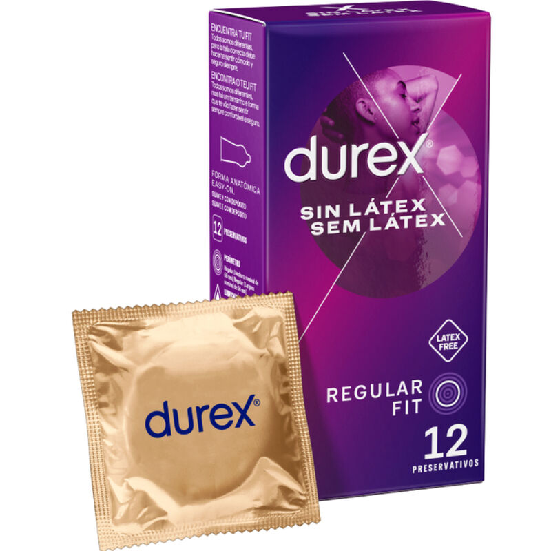 DUREX - PRÉSERVATIFS SANS LATEX 12 UNITÉS DUREX - PRÉSERVATIFS SANS LATEX 12 UNITÉS-DUREX CONDOMS-sextoys-lingerie-bdsm-hygiène-sexshop
