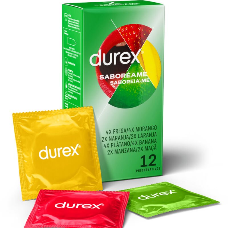 DUREX - SABOREAME 12 UNITÉS DUREX - SABOREAME 12 UNITÉS-DUREX CONDOMS-sextoys-lingerie-bdsm-hygiène-sexshop