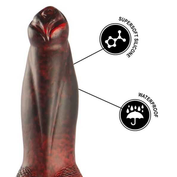 EPIC - PROMETHEUS GODE TITAN EN FLAMMES TÉLÉCOMMANDE RECHARGEABLE-EPIC-sextoys-lingerie-bdsm-hygiène-sexshop