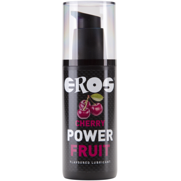EROS CHERRY POWER FRUIT LUBRIFIANT ARÔME 125 ML-EROS POWER LINE-sextoys-lingerie-bdsm-hygiène-sexshop
