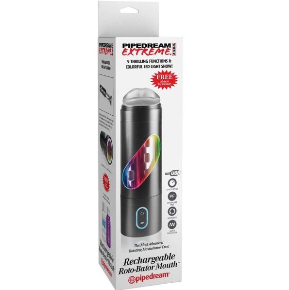 EXTREME TOYZ - ROTO BATOR USB MASTURBATEUR MLE BOUCHE-EXTREME TOYZ-sextoys-lingerie-bdsm-hygiène-sexshop