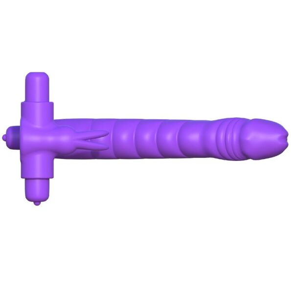 FANTASY C-RINGZ - SILICONE DOUBLE VIBRATOR RABBIT-FANTASY C-RINGZ-sextoys-lingerie-bdsm-hygiène-sexshop