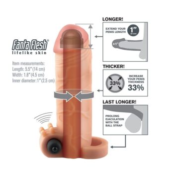 FANTASY X- TENSIONS - EXTENSION VIBRANTE REAL FEEL 1-FANTASY X-TENSIONS-sextoys-lingerie-bdsm-hygiène-sexshop