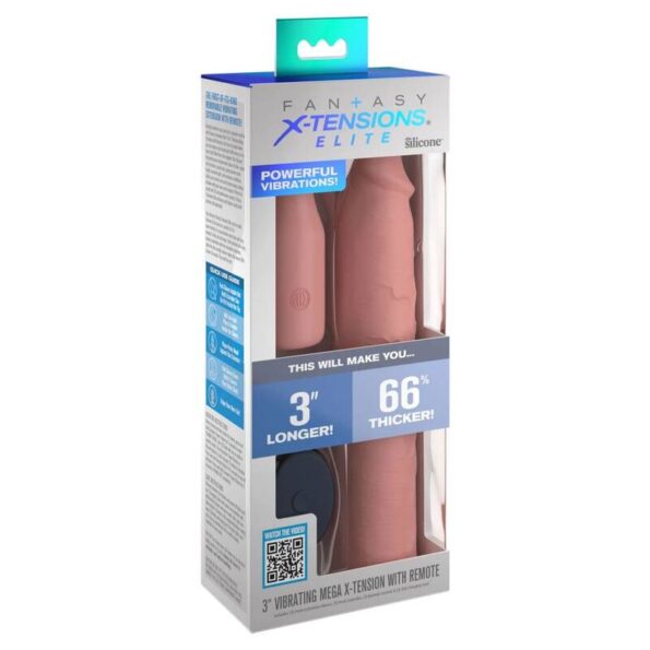 62 CM REMOTE SKIN-FANTASY X-TENSIONS-sextoys-lingerie-bdsm-hygiène-sexshop