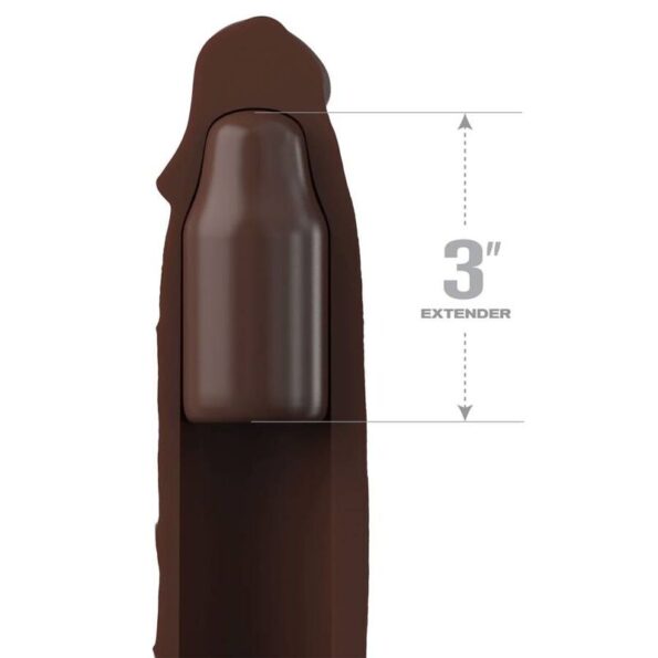 78 CM MARRON-FANTASY X-TENSIONS-sextoys-lingerie-bdsm-hygiène-sexshop