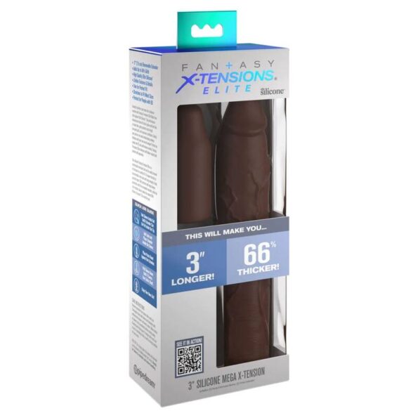 62 CM PLUG BROWN-FANTASY X-TENSIONS-sextoys-lingerie-bdsm-hygiène-sexshop