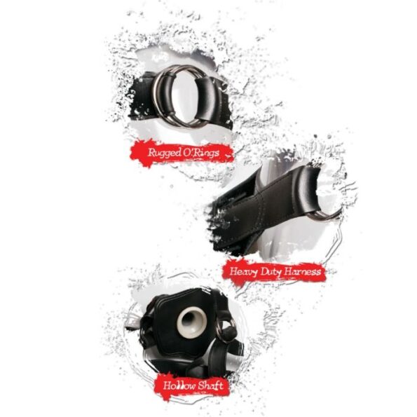 FETISH FANTASY EXTREME - HOLLOW STRAP-ON NOIR-FETISH FANTASY EXTREME-sextoys-lingerie-bdsm-hygiène-sexshop