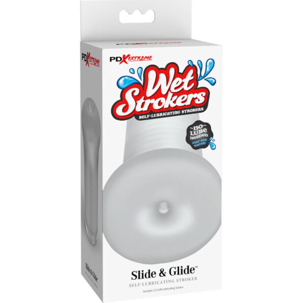 FETISH FANTASY EXTREME - MASTURBADEUR MÂLE EN SILICONE TRANSPARENT SLIDE & GLIDE-PIPEDREAMS-sextoys-lingerie-bdsm-hygiène-sexshop