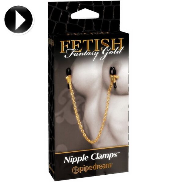 FETISH FANTASY GOLD - PINCES À METELIER-FETISH FANTASY GOLD-sextoys-lingerie-bdsm-hygiène-sexshop