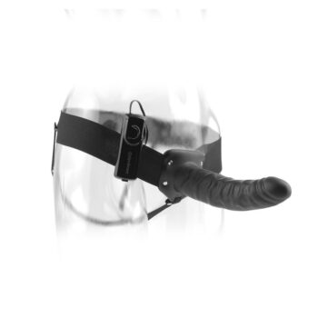 FETISH FANTASY SERIES - 19 CM VIBRANT CREUX STRAP-ON NOIR-FETISH FANTASY SERIES-sextoys-lingerie-bdsm-hygiène-sexshop