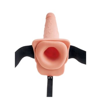 FETISH FANTASY SERIES - HARNAIS RÉGLABLE PÉNIS RÉALISTE AVEC BALLES ÉJACULANTES 19 CM-FETISH FANTASY SERIES-sextoys-lingerie-bdsm-hygiène-sexshop