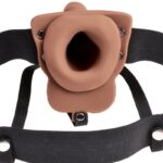 FETISH FANTASY SERIES – HARNAIS RÉGLABLE PÉNIS RÉALISTE AVEC TESTICULES RECHARGEABLES ET VIBRATEUR 15 CM