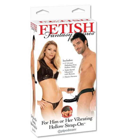 FETISH FANTASY SERIES - SANGLE CREUSE VIBRANTE POUR ELLE OU LUI NOIR-FETISH FANTASY SERIES-sextoys-lingerie-bdsm-hygiène-sexshop