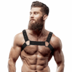 FETISH SUBMISSIVE ATTITUDE - HARNAIS DE SPORT RÉGLABLE EN NÉOPRÈNE POUR HOMMES-FETISH SUBMISSIVE ATTITUDE-sextoys-lingerie-bdsm-hygiène-sexshop