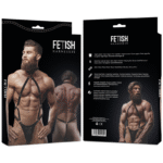FETISH SUBMISSIVE ATTITUDE – HARNAIS JOCK STRAP EN CUIR ÉCOLOGIQUE POUR HOMMES