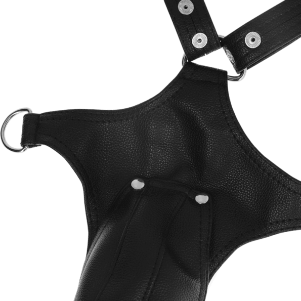 FETISH SUBMISSIVE ATTITUDE - HARNAIS JOCK STRAP EN CUIR ÉCOLOGIQUE POUR HOMMES-FETISH SUBMISSIVE ATTITUDE-sextoys-lingerie-bdsm-hygiène-sexshop
