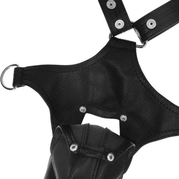 FETISH SUBMISSIVE ATTITUDE - HARNAIS JOCK STRAP EN CUIR ÉCOLOGIQUE POUR HOMMES-FETISH SUBMISSIVE ATTITUDE-sextoys-lingerie-bdsm-hygiène-sexshop
