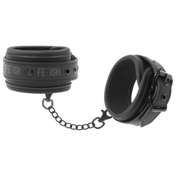 FETISH SUBMISSIVE - CHEVILLES EN CUIR VÉGÉTALIEN AVEC DOUBLURE EN NOPRÈNE-FETISH SUBMISSIVE BONDAGE-sextoys-lingerie-bdsm-hygiène-sexshop