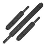 FETISH SUBMISSIVE – COLLIER ET MENOTTES EN CUIR VÉGAN AVEC DOUBLURE EN NOPRÈNE
