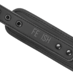 FETISH SUBMISSIVE – COLLIER ET MENOTTES EN CUIR VÉGAN AVEC DOUBLURE EN NOPRÈNE