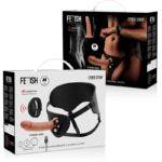 FETISH SUBMISSIVE CYBER STRAP – HARNAIS AVEC TÉLÉCOMMANDE DILDO WATCHME M TECHNOLOGIE