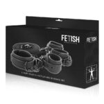 FETISH SUBMISSIVE – ENSEMBLE DE MENOTTES ET LIENS AVEC DOUBLURE EN NOPRÈNE