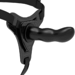 FETISH SUBMISSIVE HARNESS - SILICONE NOIR POINT G 16 CM-FETISH SUBMISSIVE HARNESS-sextoys-lingerie-bdsm-hygiène-sexshop
