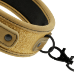 FETISH SUBMISSIVE ORIGIN – COLLIER CHAÎNE DOUBLÉE DE NÉOPRÈNE