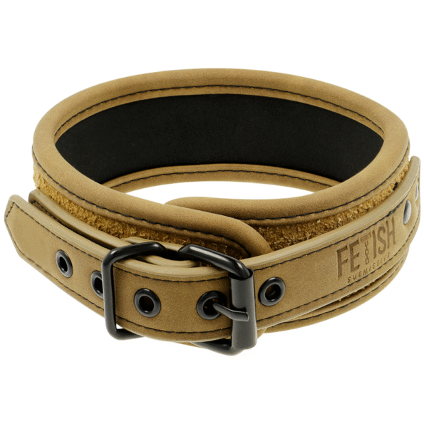 FETISH SUBMISSIVE ORIGIN - COLLIER CHAÎNE DOUBLÉE DE NÉOPRÈNE-FETISH SUBMISSIVE ORIGIN-sextoys-lingerie-bdsm-hygiène-sexshop