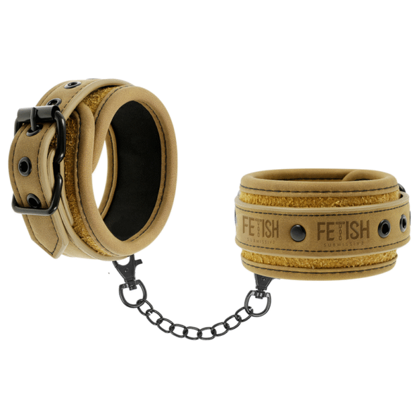 FETISH SUBMISSIVE ORIGIN - MENOTTES EN CUIR VEGAN AVEC DOUBLURE EN NÉOPRÈNE-FETISH SUBMISSIVE ORIGIN-sextoys-lingerie-bdsm-hygiène-sexshop