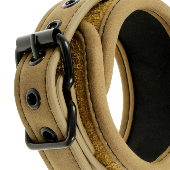 FETISH SUBMISSIVE ORIGIN - MENOTTES EN CUIR VEGAN AVEC DOUBLURE EN NÉOPRÈNE-FETISH SUBMISSIVE ORIGIN-sextoys-lingerie-bdsm-hygiène-sexshop
