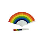 FIERTÉ - ÉVENTAIL EN BOIS DRAPEAU ARC-EN-CIEL-PRIDE-sextoys-lingerie-bdsm-hygiène-sexshop