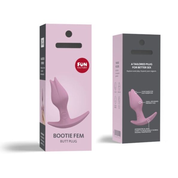 FUN FACTORY - BOOTIE FEM FEMELLE ANAL PLUG ANAL ROSE-FUN FACTORY-sextoys-lingerie-bdsm-hygiène-sexshop
