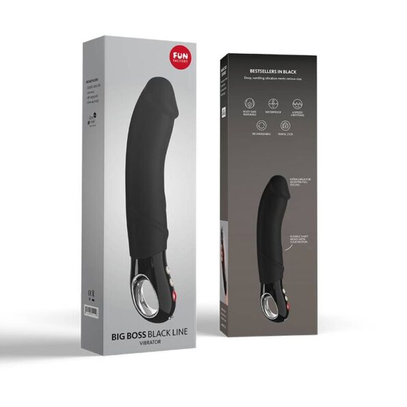 FUN FACTORY - VIBRATEUR BIG BOSS LIGNE NOIRE-FUN FACTORY-sextoys-lingerie-bdsm-hygiène-sexshop